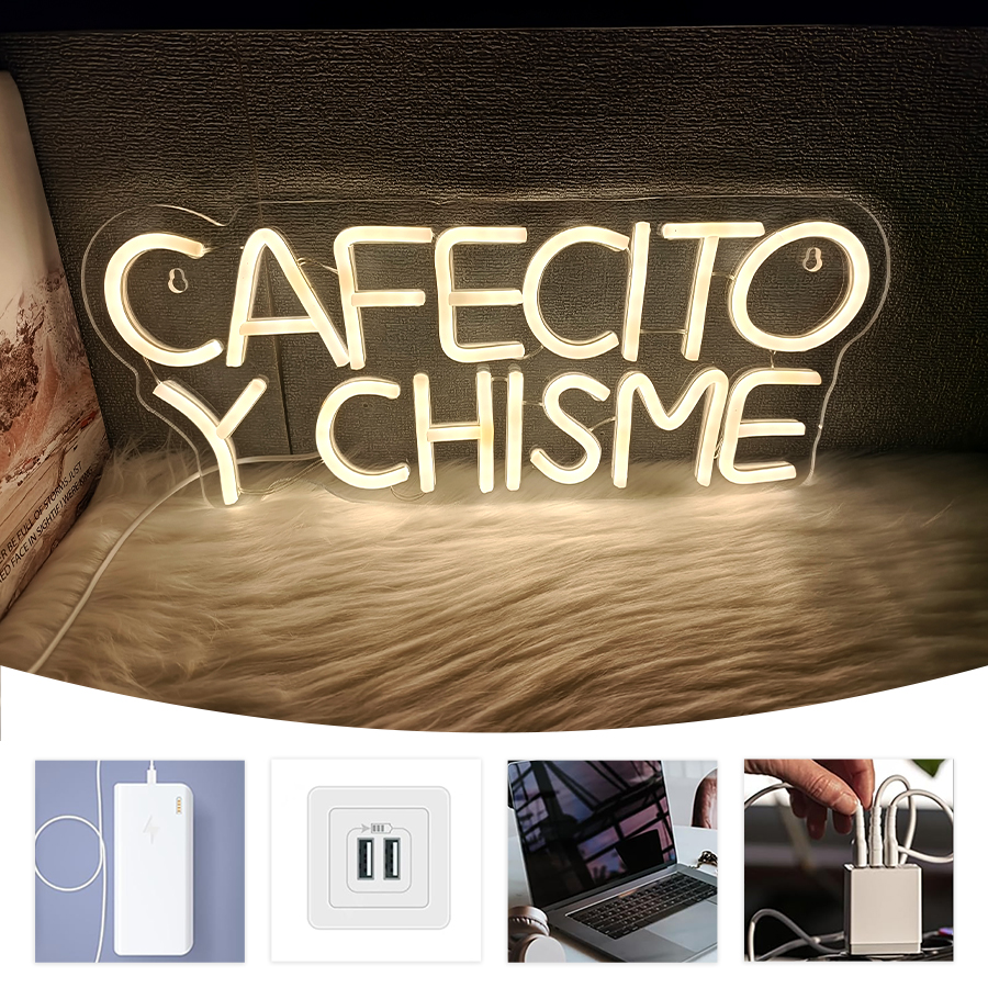 Cafecito Y Chisme Neon Sign, V - Coffee Tea Neon Sign review and price