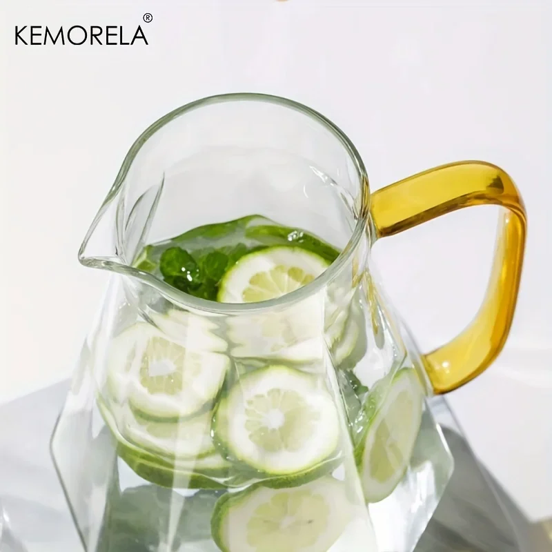 1PCS Diamond Texture Glass Tea - Cold Brew Jar review and price