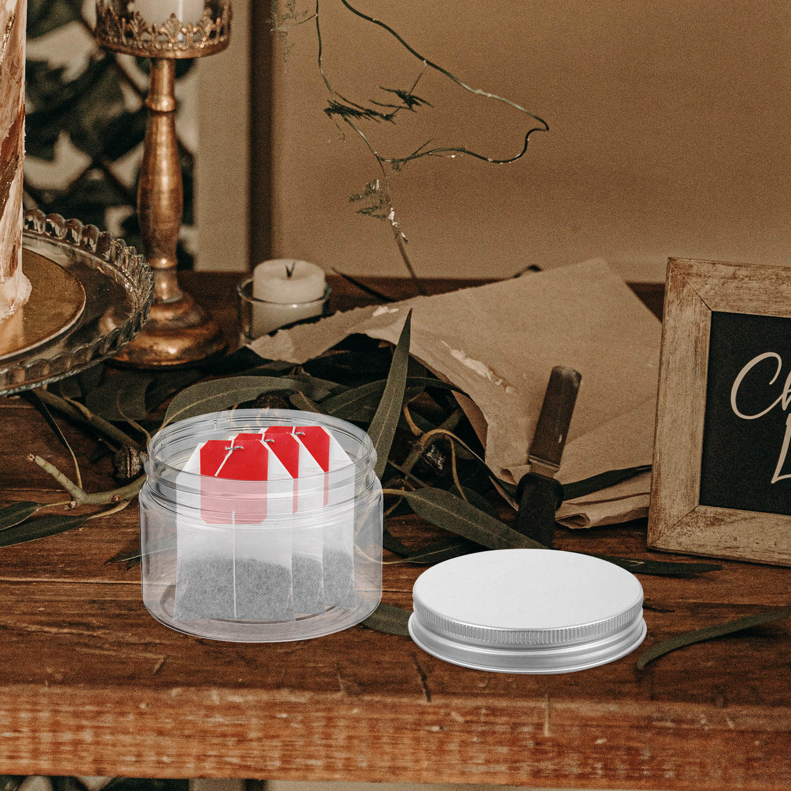 10Pcs Clear Airtight Food Jar  - Coffee Tea Jars review and price