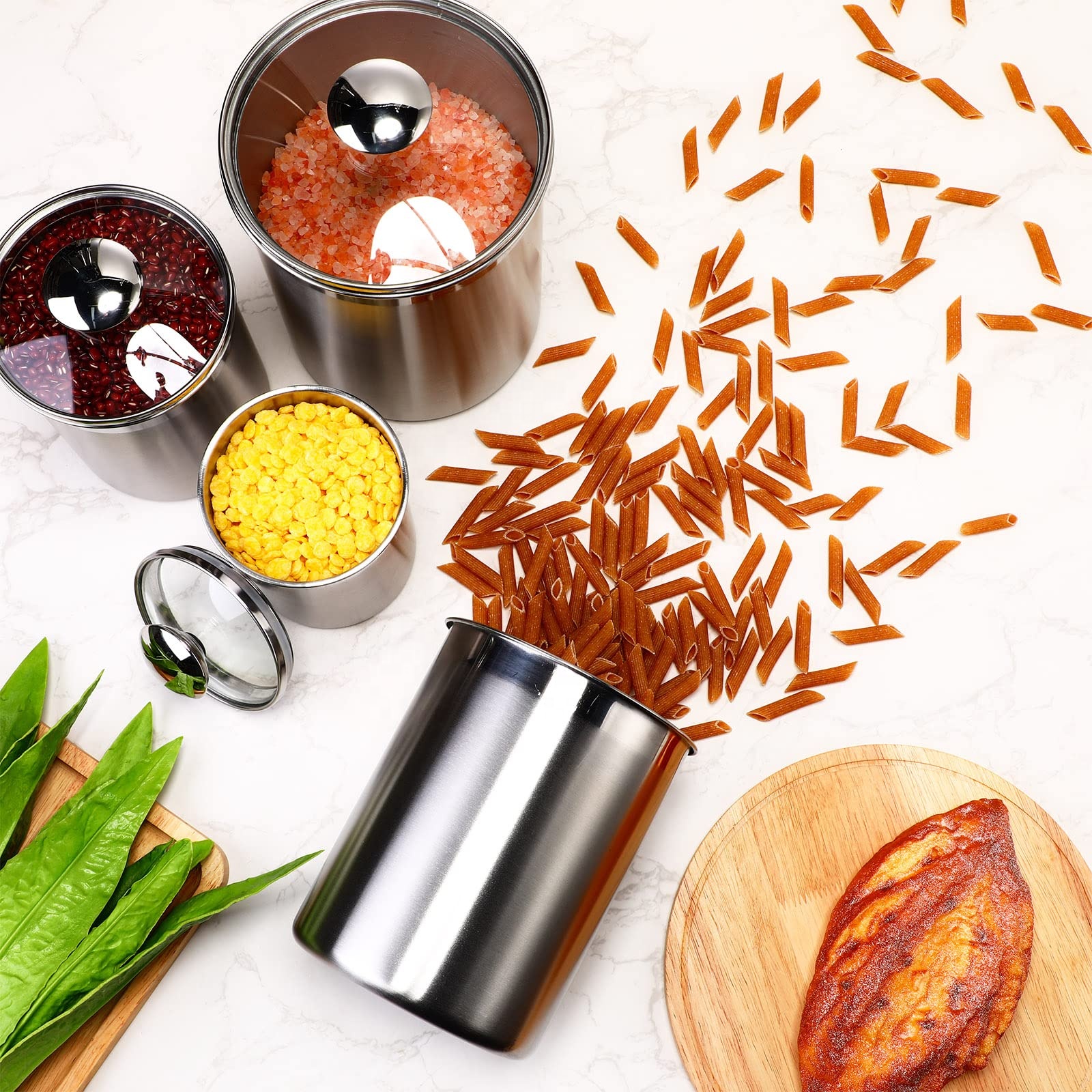 Food Storage Containers Tea Co - Coffee Tea Sugar Canisters review and price