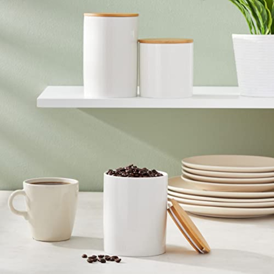 Ceramic Canisters - Coffee Can - Coffee Tea Sugar Canisters review and price