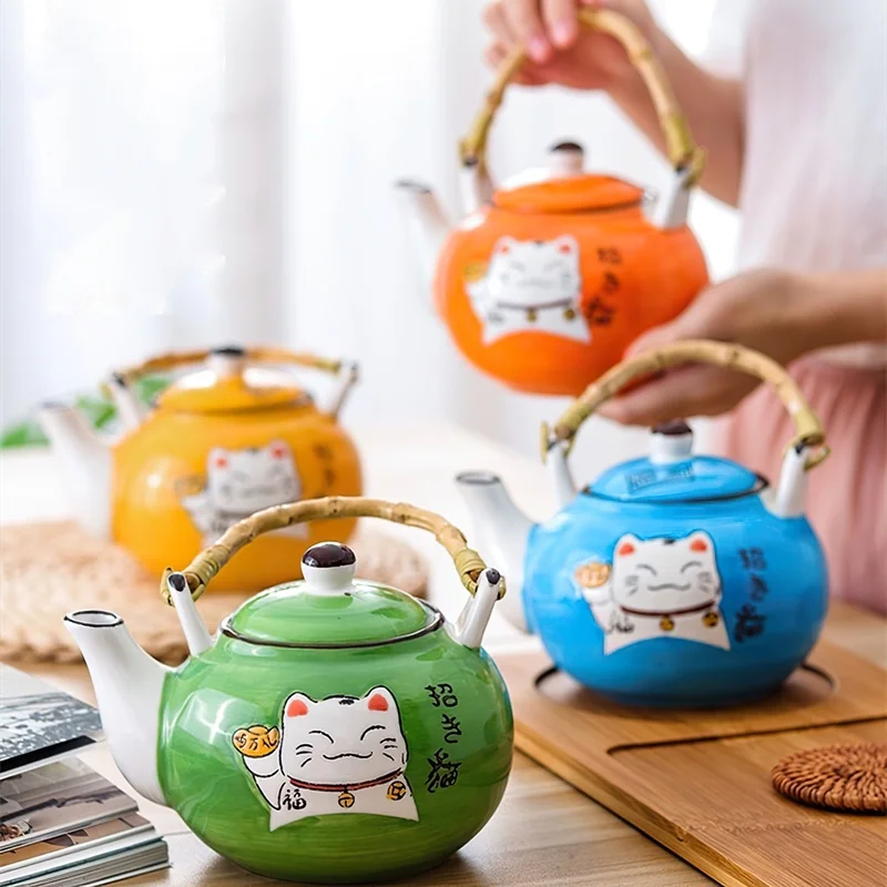 Japan Creative Multicolor Cart - Tea Coffee Pot Set review and price