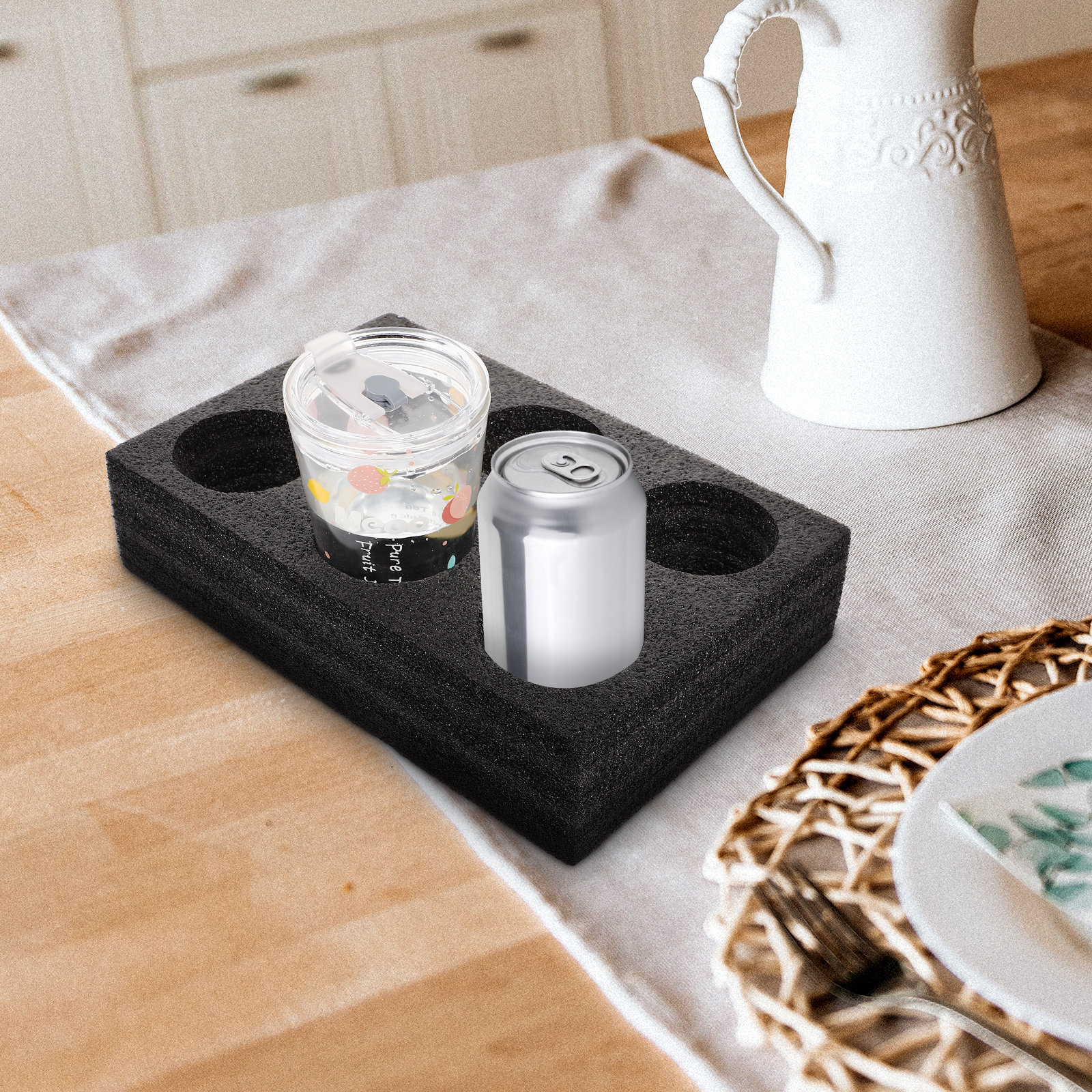 6-Hole Beverage Cup Holder Por - Coffee Tea Cups review and price