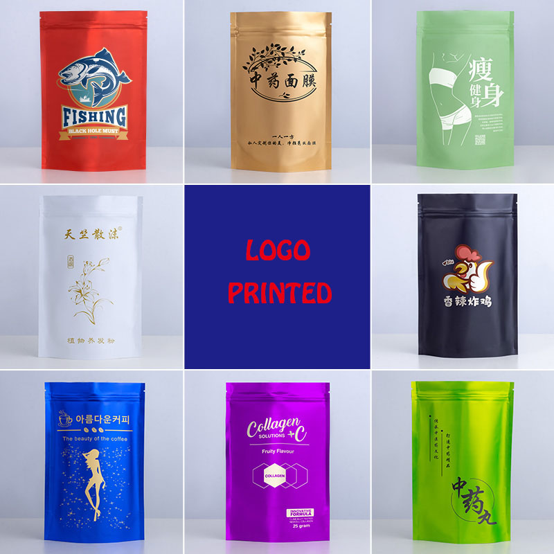 Resealable Stand Up Aluminum F - Coffee Tea Logo review and price