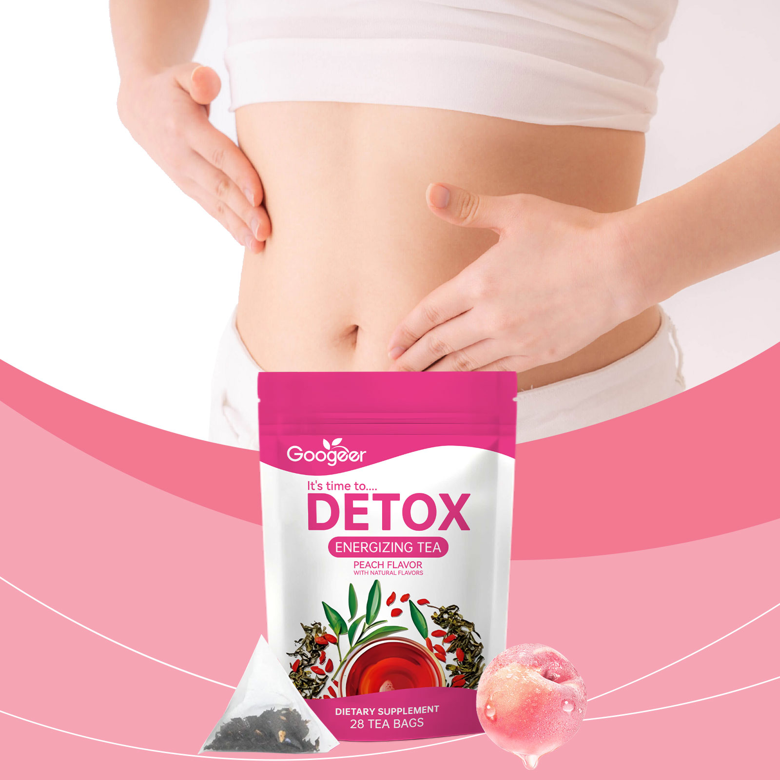 Googeer 28pcs Herbal Detox Tea - Coffee Tea For Weight Loss review and price